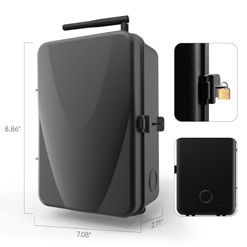 BN-LINK Pool Timer, Outdoor WiFi Timer Switch for Water Heater, Pool Pump, Metal Casing, Heavy Duty 40A 120-277 VAC 2HP