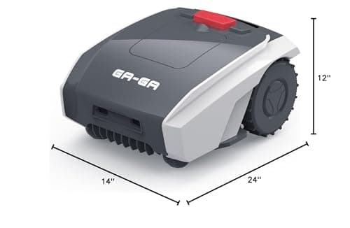 Automatic Robot Lawn Mower with GPS Navigation, Mows Up to 1/2 Acre /21,000 Sq.Ft,300% Higher Efficiency of Auto Path Planning，APP Control，GPS Anti-Theft, IPX5