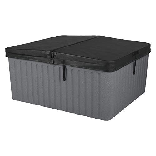 Aqualife Current 4-Adult Outdoor Hot Tub, Uses Standard Outlet, 14 Hydrotherapy Jets, Underwater Led Lighting, Cover Included