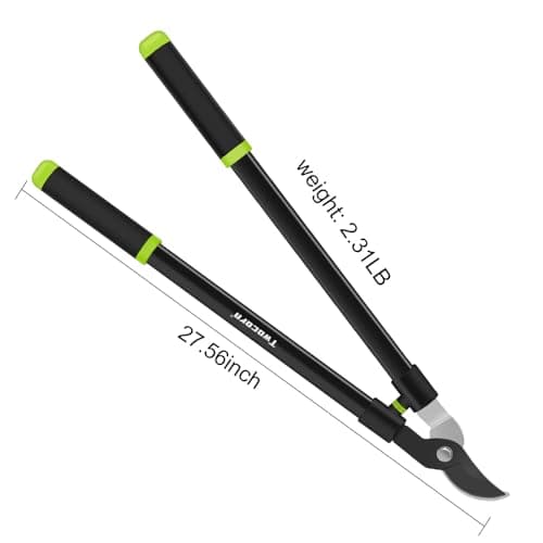 28" Garden Bypass Lopper with Steel Blade, Tree Trimmer Branch Cutter for 1.5’’ Cutting Capacity
