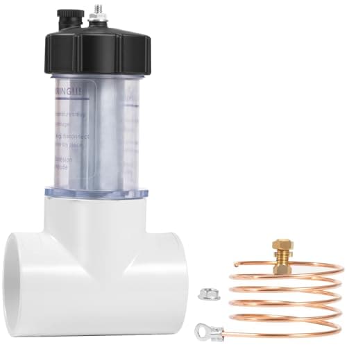 Bonbo 2" Inline Zinc Anode for Saltwater Pools, 104D Pool Zinc Anode, Sacrificial Anode for Protect Metal Parts