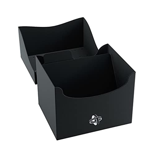 GameGenic Card Deck Box Side - Side Holder XL Black 100CT – Durable and Sturdy TCG, OCG Card Storage – Compatible with Pokemon Yugioh Commander and MTG Magic: The Gathering Cards