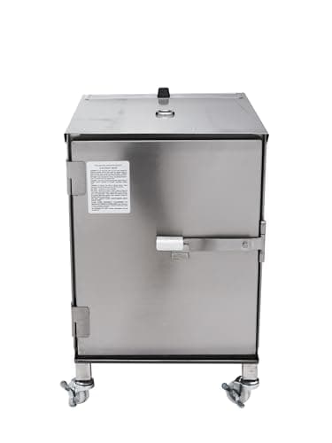 SmokinTex Pro 1100 Electric Smoker - Stainless Steel Portable Smoker with Temperature Control, Wood Chip Tray, and Meat Probe for BBQ, Jerky, Vegetables - Indoor/Outdoor Use