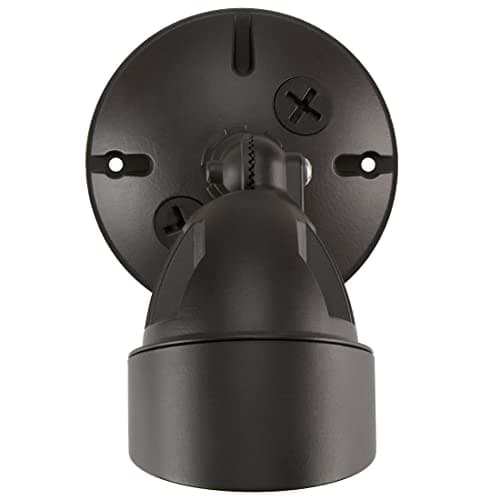 Maxxima LED Outdoor Flood Wall Light, Exterior Security Light w/Adjustable Head, 800 Lumens, 3000K Warm White, Brown (2 Pack)