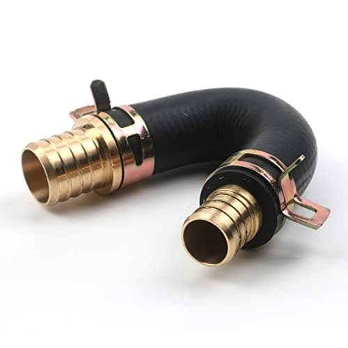 Heater Core Repair Bypass Kit - Brass Fittings - 5/8" x 3/4" Combination Hose