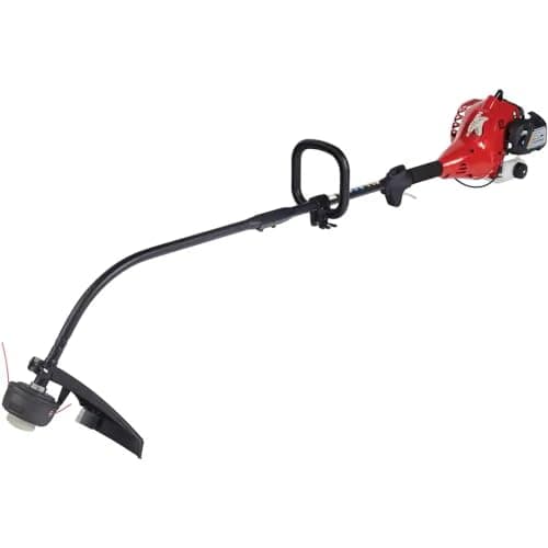 Homelite 2-Cycle 26cc Curved Shaft Gas Powered String Trimmer Clutched Engine 17 inch Cut