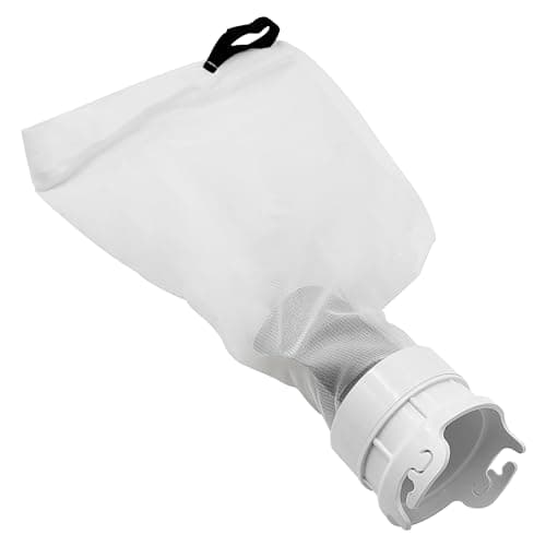 360002 Automatic Pool Cleaner Debris Bag with Zipper Compatible with Kreepy Krauly Legend and Legend II Automatic Pool Cleaner,Also Replacement for EU16 Bag. Aftermarket Part., White