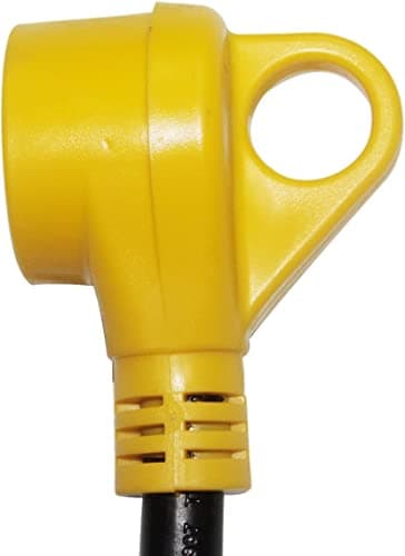 30 Amp Generator to RV Power Adapter,4-Prong 125/250V Male Locking Plug to Run 30A RV Camper Trailer - NEMA L14-30P to TT-30R RV Extension Cord,30 Amp 125V RV Outlet,STW10/3,12-inch