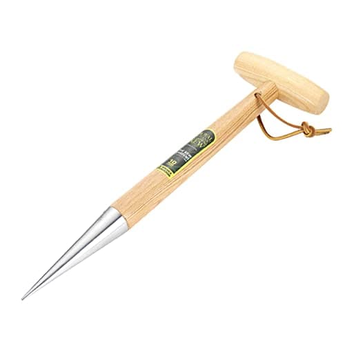 Spear & Jackson 3120KEW Kew Gardens Collection Stainless Steel Long Handle Dibber, Blue