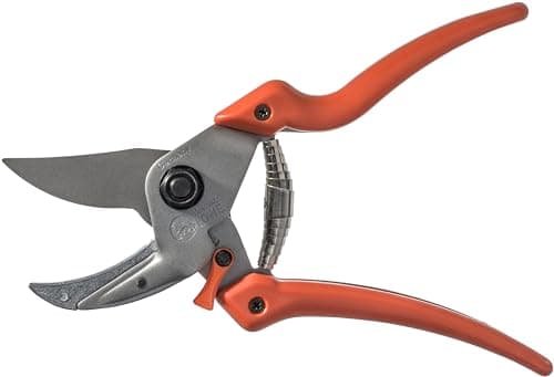 Original LÖWE Profi Anvil Prunner Garden Tools 8.107 with Bypass Geometry | Robust & Sharp Hedge Trimmer | Use as Pruners, Garden Shears, Handheld, Pruning Shears for Gardening | Made in Germany