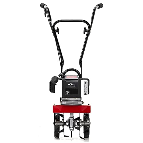 Toro 58601 Cultivator, 43cc 2-Cycle Engine, Adjustable Tilling Width 6-10”, Overhand Handlebars, 8” Max Cultivating Depth, Lightweight
