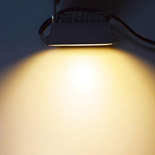 50W 12V LED Flood Light Warm White, DC 12V-60V Low Voltage Flood Lights Security Light for Garden, Wall, Super Bright Work Lights for Tree, Yard, Boat, House, IP66 Waterproof 2 Pack