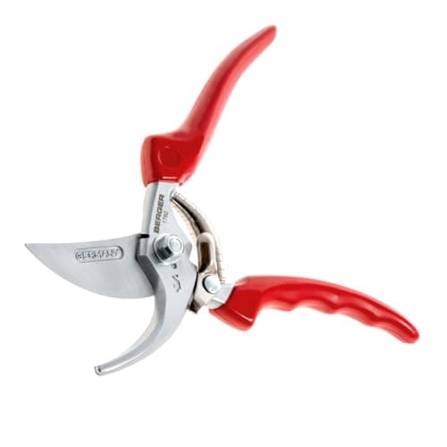 Professional Pruning Shear, Chrome-Coated Straight Blade, Forged Steel Body, Sap Groove to Prevent Sticking, Wire Cutting Notch, 1760