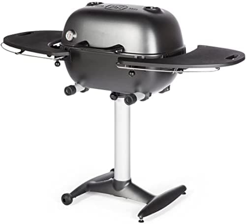 PK Grills PK360 Portable Charcoal Grill and BBQ Smoker, Cast Aluminum Outdoor BBQ Grill, Portable Grill for Camping, Backyard Grilling, Park, Tailgating, Graphite