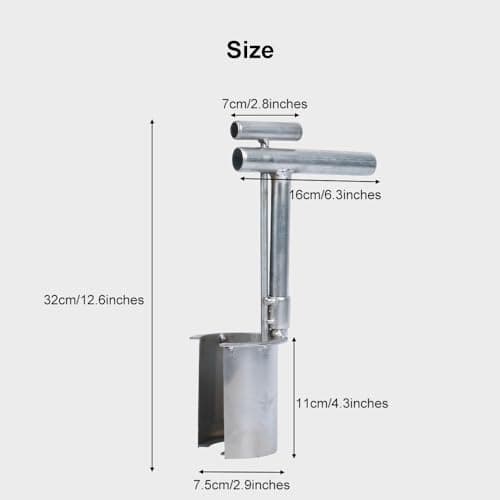 Garden Barrel Transplanter, 2025 New Plant and Fruit Tree Seedling Transplanter, Stainless Bulb Planter Tool for Transplanting, Planting, Hand Seedling Transplanter Garden Digging Tool (1 PCS)