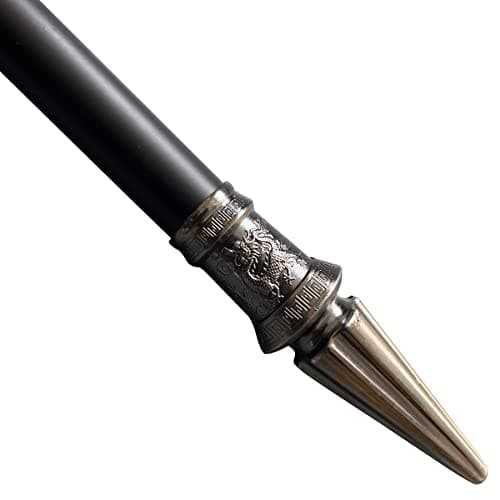 SV Metal Spear Ancient Chinese Old Weapon The Day The Picture Halberd Single-Edged Double-Edged, 57.8 inches, Collection Gift