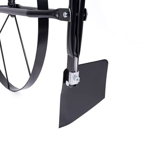 EarthWay 6500 High Wheel Tubular High Wheel Cultivator with Comfort Handle with 3- Position Adjustable, Quick Change Implements, and 24 Inch Steel Wheel