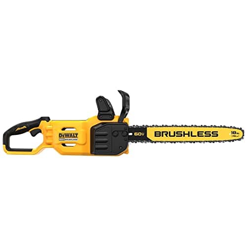 DEWALT 60V MAX Cordless Chainsaw, 18 in., Tool Only (DCCS672B)