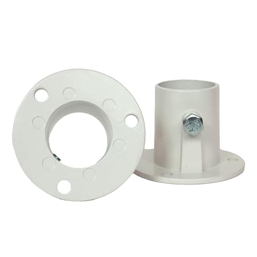 Blue Wave NE1228PR Aluminum Deck Flanges for Above Ground Pool Ladder - Pair