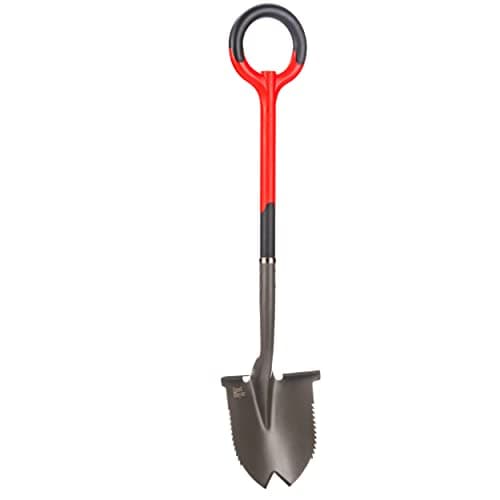 Radius Garden 22211, Root Slayer Round Head Shovel, Red