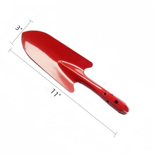 10 Pack Mini Colorful Metal Hand Shovel, Kids Teens Adults Trowel Set Garden Tools for Flower Soil Planting Digging Transplanting (11 x 3 Inch)