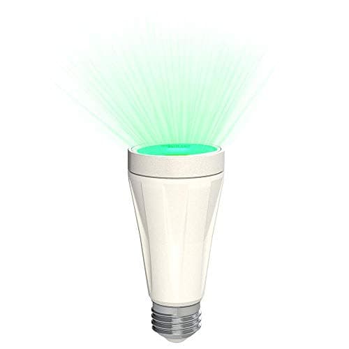 BlissLights BlissBulb - Laser Star Projector, Galaxy Lighting for Party, Holidays, Night Lights, Patios (Indoor/Outdoor, Standard E26 Base) - Green