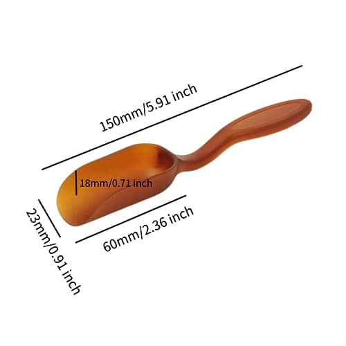 10Pcs NINGDAN Mini Shovel,Plastic Mini Gardening Shovel Spoons Soil Scoops,Cultivation Digging Transplanting Tools for Succulents Potted Flowers,Succulent Sand Scoops/Coffee Beans/Milk Powder Scoops