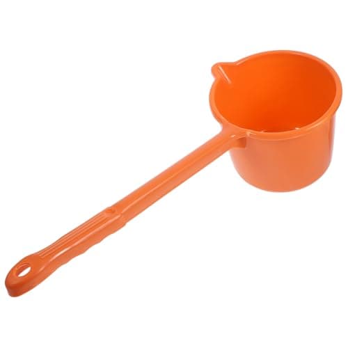 NOLITOY Plastic Water Ladle Long Handle, Bath Water Ladle Dipper for Bathroom Hair Washing, Garden Watering Scoop, Soup Serving Spoon for Kitchen