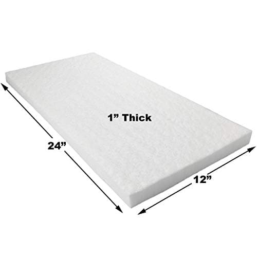 Lynn Manufacturing Ceramic Fiber Insulation, 1" Thick x 12" x 24", 2400F Fireproof Insulation Blanket, 3023E