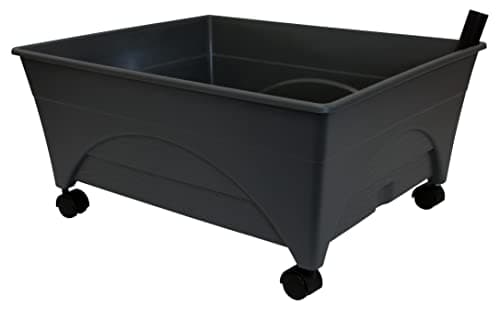 Emsco Group City Picker Raised Bed Grow Box – Self Watering and Improved Aeration – Mobile Unit with Casters