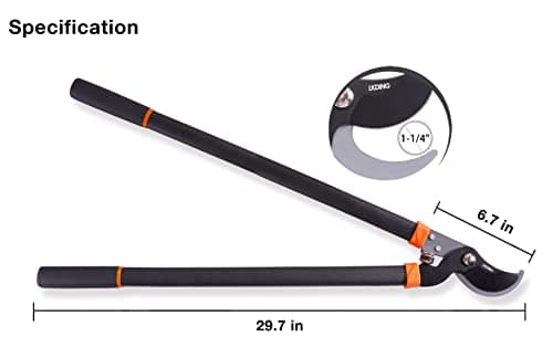 30'' Bypass Loppers Pruners Heavy Duty Garden Shear Tree Trimmer Branch Cutter Shrub Care Tool