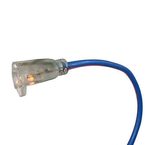 US Wire 99025 12/3 25-Foot SJEOW TPE Cold Weather Extension Cord Blue with Lighted Plug