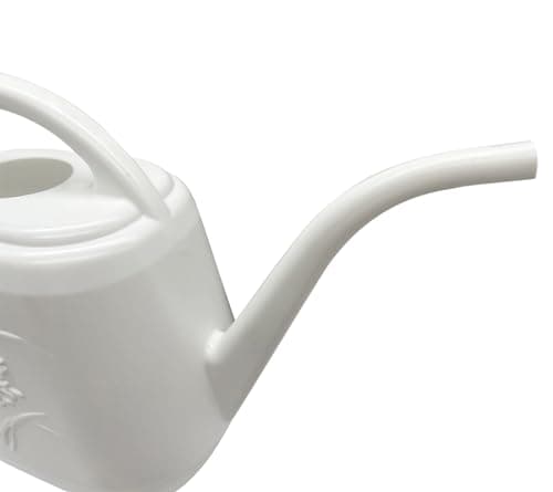 Watering Can for Home Garden - White Color - 1/2 Gallon