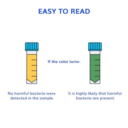 AquaDx 2 Pcs Water Bacteria Test Kit Total Coliform and E.coli Testing for Home Water Drinking Water Pool Pond Ground Well Water – Water Quality Test Kit Easy to Use