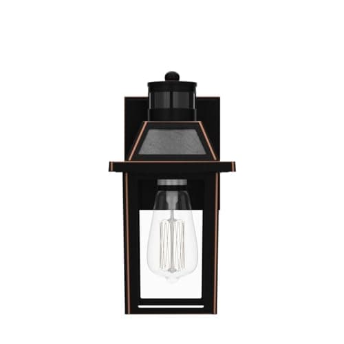 Porch Lights with GFCI Outlet, Dusk to Dawn Outdoor Lights with Outlet, 3 Lighting Modes Exterior Light Fixture Waterproof, Outside Lights for House Front Door Patio Garage