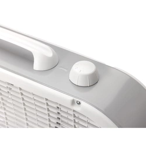 20" Classic White Box Fan – 3-Speed Adjustable, Weather-Resistant Motor, 22.5" Height, Model B20200 (New)
