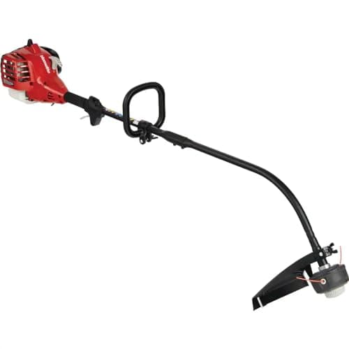 Homelite 2-Cycle 26cc Curved Shaft Gas Powered String Trimmer Clutched Engine 17 inch Cut