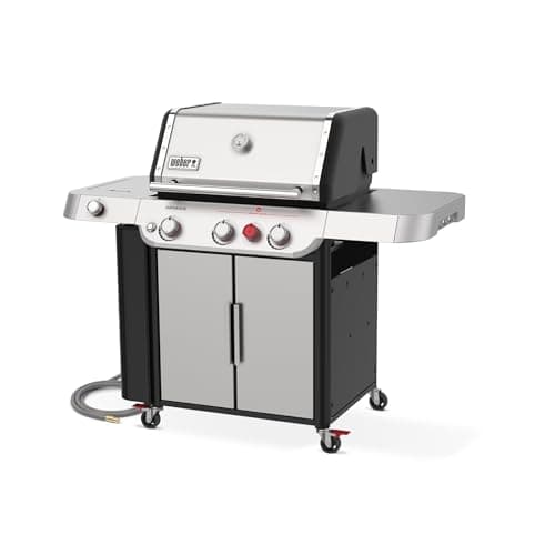Weber Genesis S-335 Natural Gas Grill, Stainless Steel
