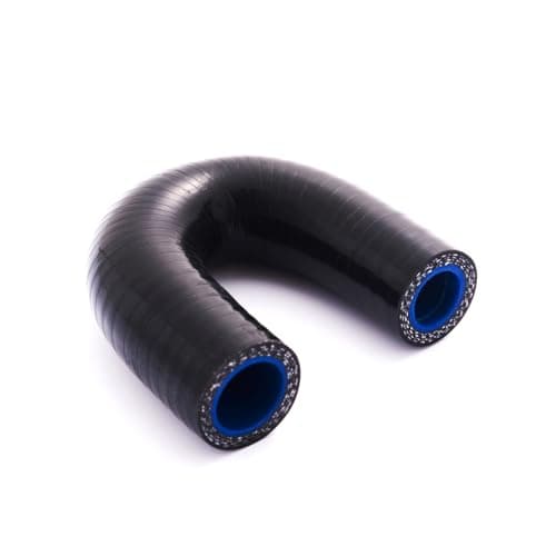 KDP 3-ply Reinforced Silicone Engine Heater Core Bypass Kit with 2 Stainless Steel Clamps universal Fit for Most Common Heater Hoses