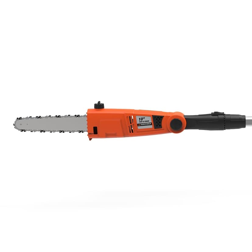 Yard Force Electric Pole Saw YF65PS with 10-inch Oregon Cutting Bar, Powerful 6.5 Amp Motor, Telescoping Pole Cutting Up to 15 ft, Automatic Lubrication