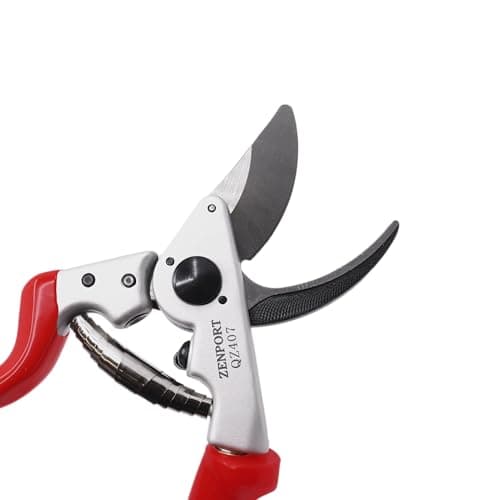 Zenport QZ407 Rotating Professional Pruner, 1-Inch Cut, 8.25-Inch Long, Red