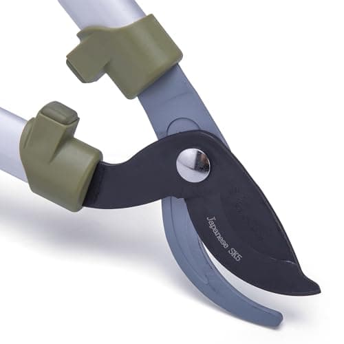 Worth Garden Heavy Duty 28" Bypass Lopper - Bypass Tree Trimmer - Japanese SK5 Steel Blade w/Non-stick Coating - Branch Cutter w/Ergonomic Non-Slip Handles - 1-1/4" Cut Capacity - S404A00