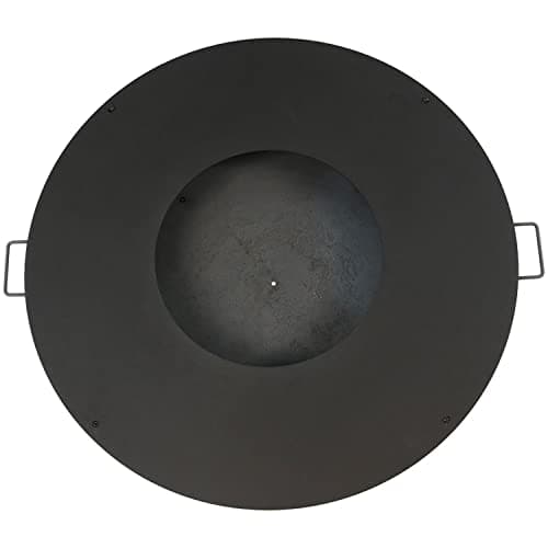 Sunnydaze 40-Inch Cast Iron Fire Pit Bowl with Cooking Ledge - Wood Burning