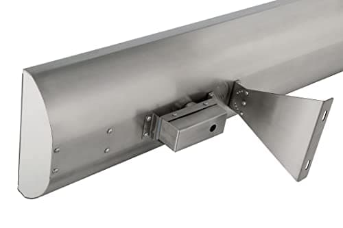 Eurofase Heating 5000 Watt Electric Infrared Dual Element Heater-240 Voltage-Stainless Steel Finish-No Fascia Decorative Fascia