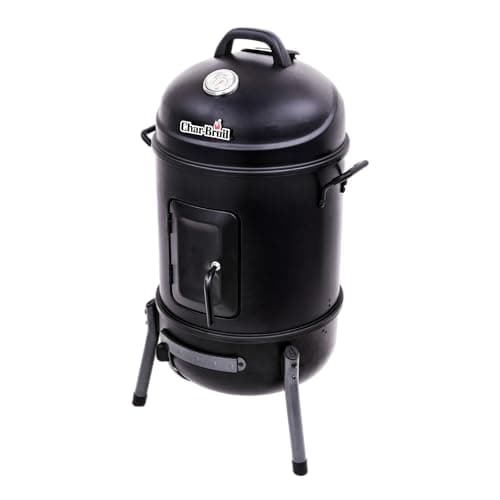 Char-Broil Bullet Charcoal Smoker 16" - 18202075,Black