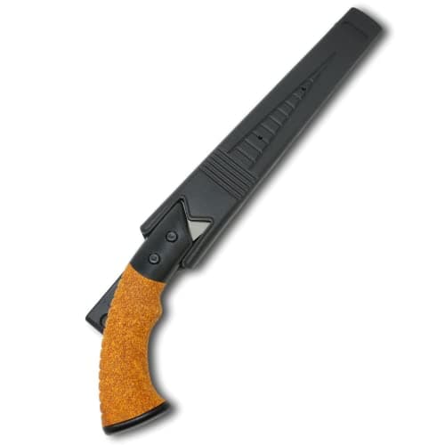 KAKURI Japanese Pruning Saw with Sheath 8.2" Made in JAPAN, Japanese Hand Pull Saw for Gardening and Camping, Non-Slip Cork Handle