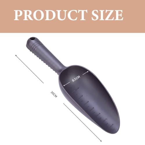 Angoily Garden Shovel, 5PCS Shovels for Digging with Mark, Plastic Soil Scoop Colorful Soil Shovel Trowel Garden Tool, Gardening Shovel, Hand Shovel, Cultivating Planting Shovel Gardening Tool