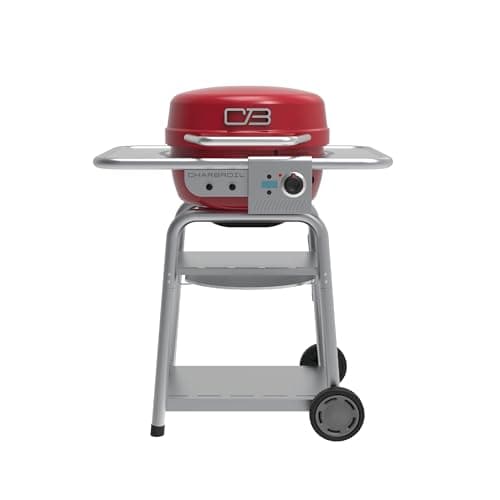 Bistro Pro™ Electric Grill & Griddle + Charcoal Mode, Red - 25302146
