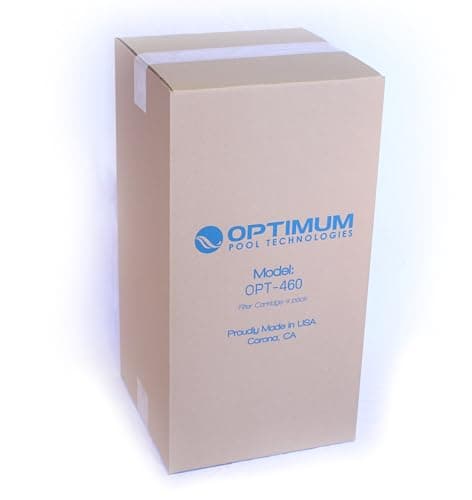 Optimum Pool Technologies Pool Filter 4-Pack, Compatible Replacement for Jandy® CL460 R0554600, Unicel C-7468, Filbur FC-0810, & Pleatco PJAN115 Filter Cartridges