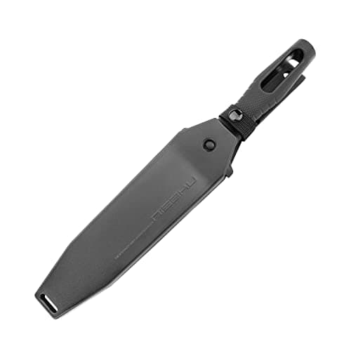 Nisaku NJP800 Yamagatana Hori Weeding & Digging Knife, Japanese Stainless Steel 7.25-Inch Blade, 5.5-Inch Ergonomic Black Plastic Handle